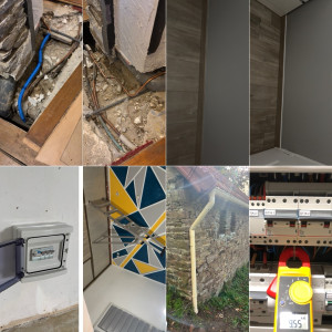Photo de galerie - Dépannage électrique , réparation plomberie, peinture, etc etc.  intervention variées