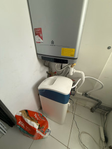 Photo de galerie - Changement d’chauffe-eau et mise en place d’un adoucisseur