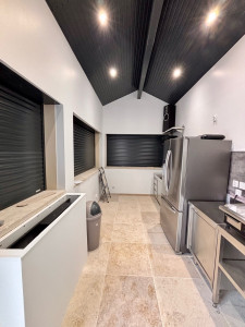 Photo de galerie - Réalisation d’une cuisine d’été pour un client à Viriat 