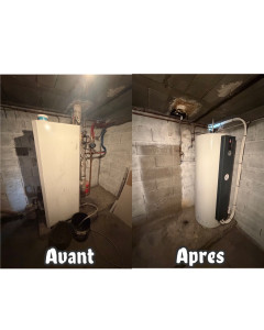 Photo de galerie - Remplacement fioul par un thermodynamique.