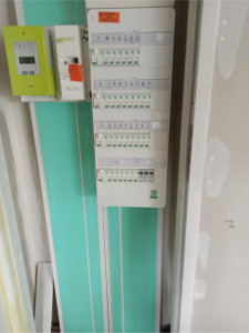 Photo de galerie - Pose de tableau électrique dans une maison neuve 