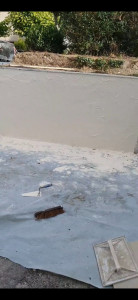 Photo de galerie - Crépi mur parpaing 