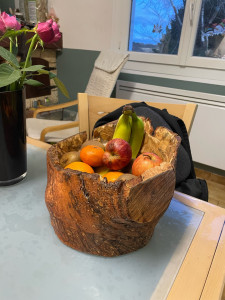 Photo de galerie - Réalisation corbeille fruits 