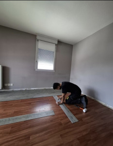 Photo de galerie - Pose de parquet - Revêtement de sol