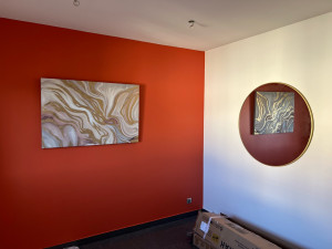 Photo de galerie - Réalisation d’enduit et peinture 