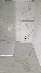 Photo de galerie - Salle de bain, carrelage 60x60