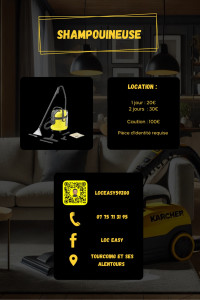 Photo de galerie - Shampouineuse