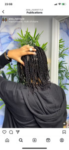 Photo de galerie - Vanille sur cheveux naturels 