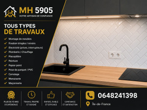 Photo de galerie - Pour Tout Types de Travaux. 