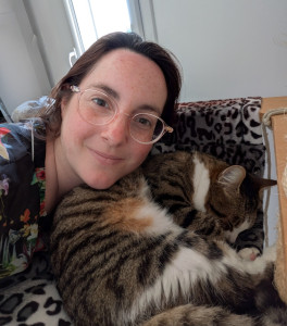 Photo de galerie - Avec mon chat Styby, asthmatique et boiteux.