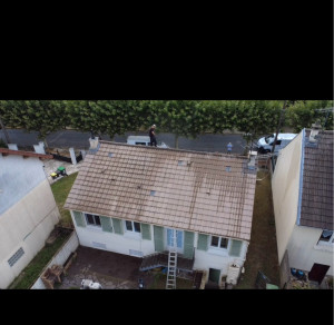 Photo de galerie - Décapage pour application d’une résine d’étanchéité 