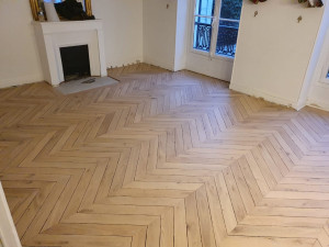 Photo de galerie - Pose de parquet - Revêtement de sol