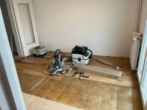 Photo de galerie - Pose de parquet - Revêtement de sol