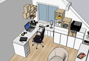Photo de galerie - #3D#Bureau