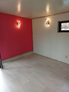 Photo de galerie - Pose du lino