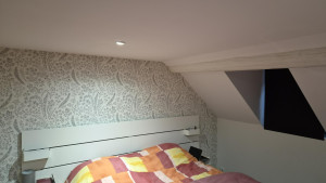 Photo de galerie - Chambre refaite du sol au plafond