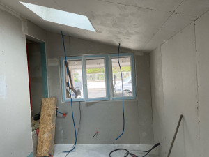 Photo de galerie - Isolation, Placo , j’ai posé également des fenêtres 