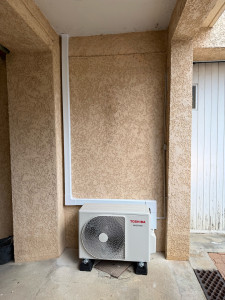 Photo de galerie - Pose d’une Clim Toshiba 