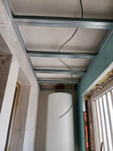 Photo de galerie - Pose de raille montant 