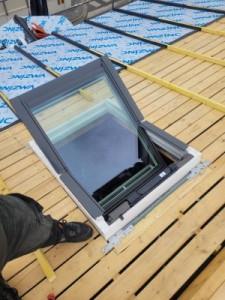 Photo de galerie - Travaux de couverture zinguzrie, pose velux