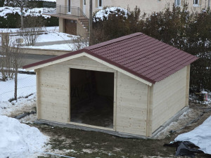 Photo de galerie - Montage d un chalet de jardin
