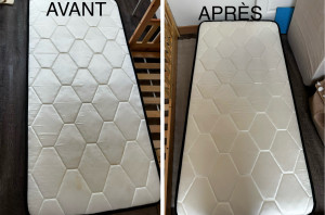Photo de galerie - Nettoyage de matelas enfant 