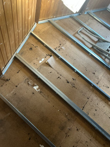 Photo de galerie - Pose de rail 