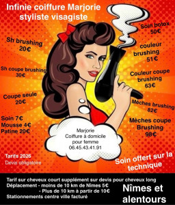 Photo de galerie - Coiffure à domicile