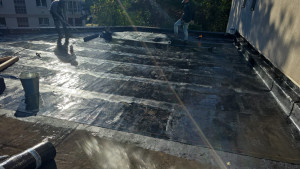 Photo de galerie - Étanchéité Toiture, bitume nous réalisons l’étanchéité de toi, terrasse, balcon et autres, toi bitume travail aux normes avec équipe professionnelle