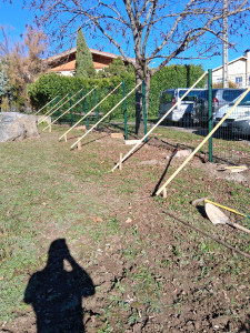 Photo de galerie - Pose de grillage 