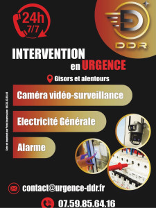 Photo de galerie - ? Panne, coupure ou besoin d’une intervention urgente ? DDR intervient 24h/24 – 7j/7 à Gisors et alentours ! ⚡  ? Électricité – ? Alarmes – ? Vidéo-surveillance ? Appelez maintenant : 07 59 85 64 16  ? Rapide, pro et disponible jour & nuit