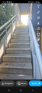 Photo de galerie - Nettoyage escaliers + terrasse 