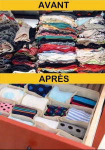 Photo de galerie - Pliage et tri de vêtements 