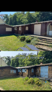 Photo de galerie - Mise en Peinture Chalet Bois