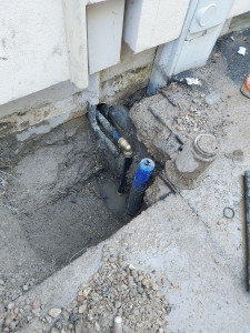 Photo de galerie - Réparation de fuite enterrée sur un ploumoute
