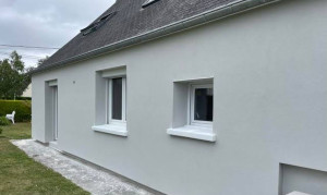Photo de galerie - Isolation thermique par l'extérieur (ITE) en blanc de la côte 