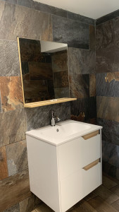 Photo de galerie - Pose meuble à vasque