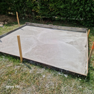 Photo de galerie - Dalle pour abris de jardin