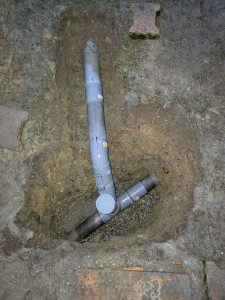 Photo de galerie - Réparation fuite assainissement PVC sur mesure 