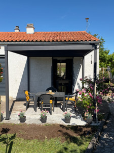 Photo de galerie - Pose pergola bioclimatique