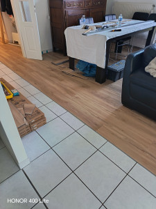 Photo de galerie - Pose de parquet - Revêtement de sol
