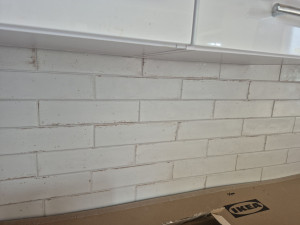 Photo de galerie - Pose de carrelage  cuisine, salle de bains ,pose de parquet 