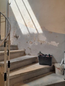 Photo de galerie - Rénovation montée d'escalier avant 