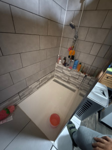 Photo de galerie - Bac à douche avec vitre