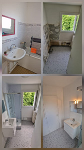 Photo de galerie - Réfection complète d'une salle de bain