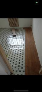 Photo de galerie - Pose de parquet