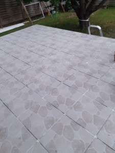 Photo de galerie - Terrasse avec carrelages 