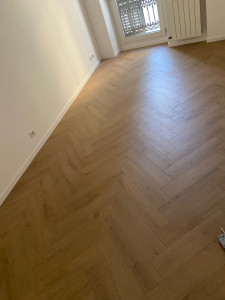 Photo de galerie - Pose de parquet bâton rompu