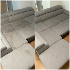 Photo de galerie - Nettoyage et désinfection d’un canapé