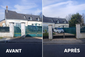 Photo de galerie - Rénovation portail 